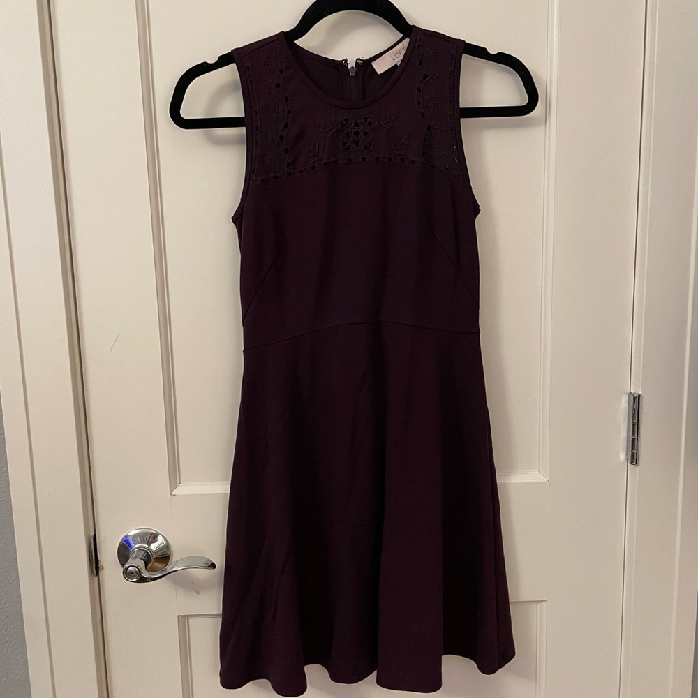Burgundy Dress